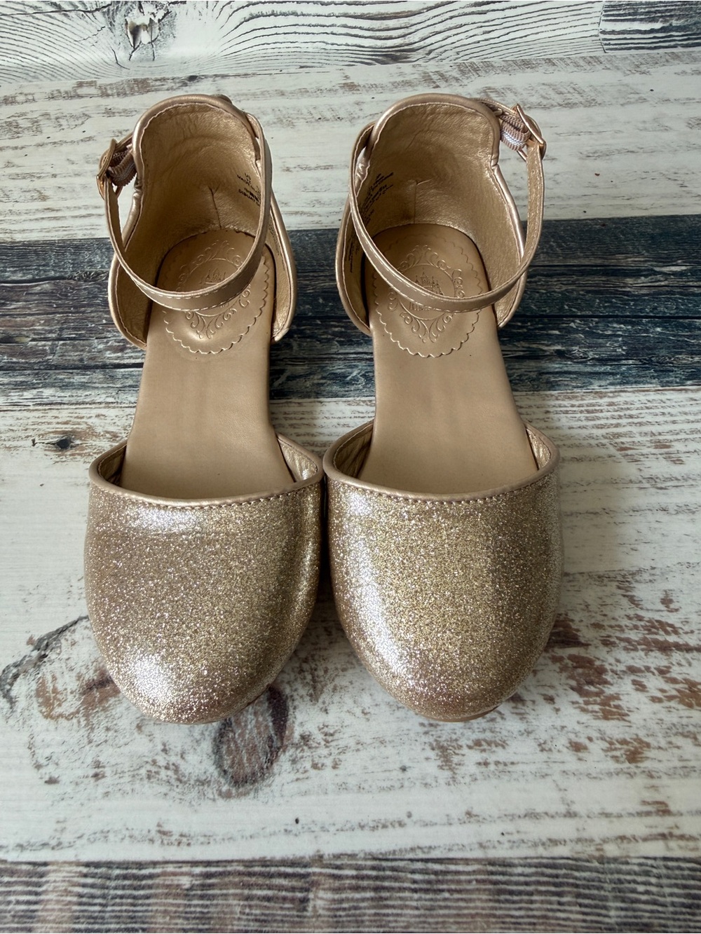 DISNEY Bibbidi Bobbidi Boutique Disney Princess SHOES w Kitten Heels Girls Sz 12